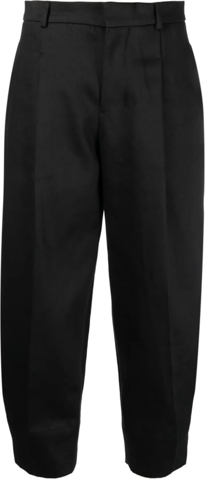 High-Waisted Cropped Trousers