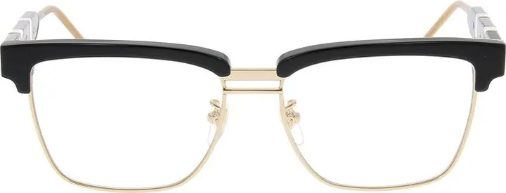 Gucci Eyewear Half-Rim Square Frame Glasses