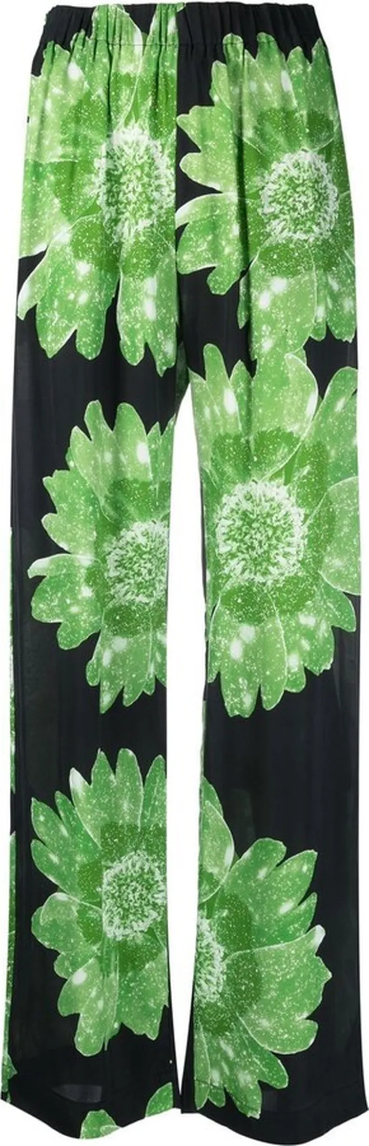 Floral-Print Straight-Leg Trousers