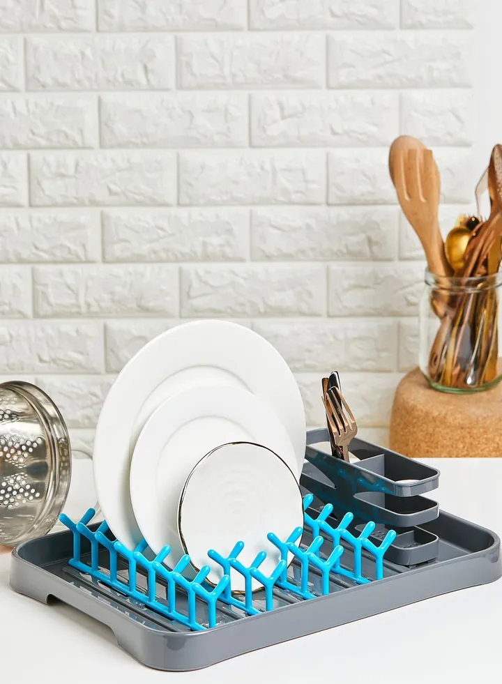 Blue Dish Drainer