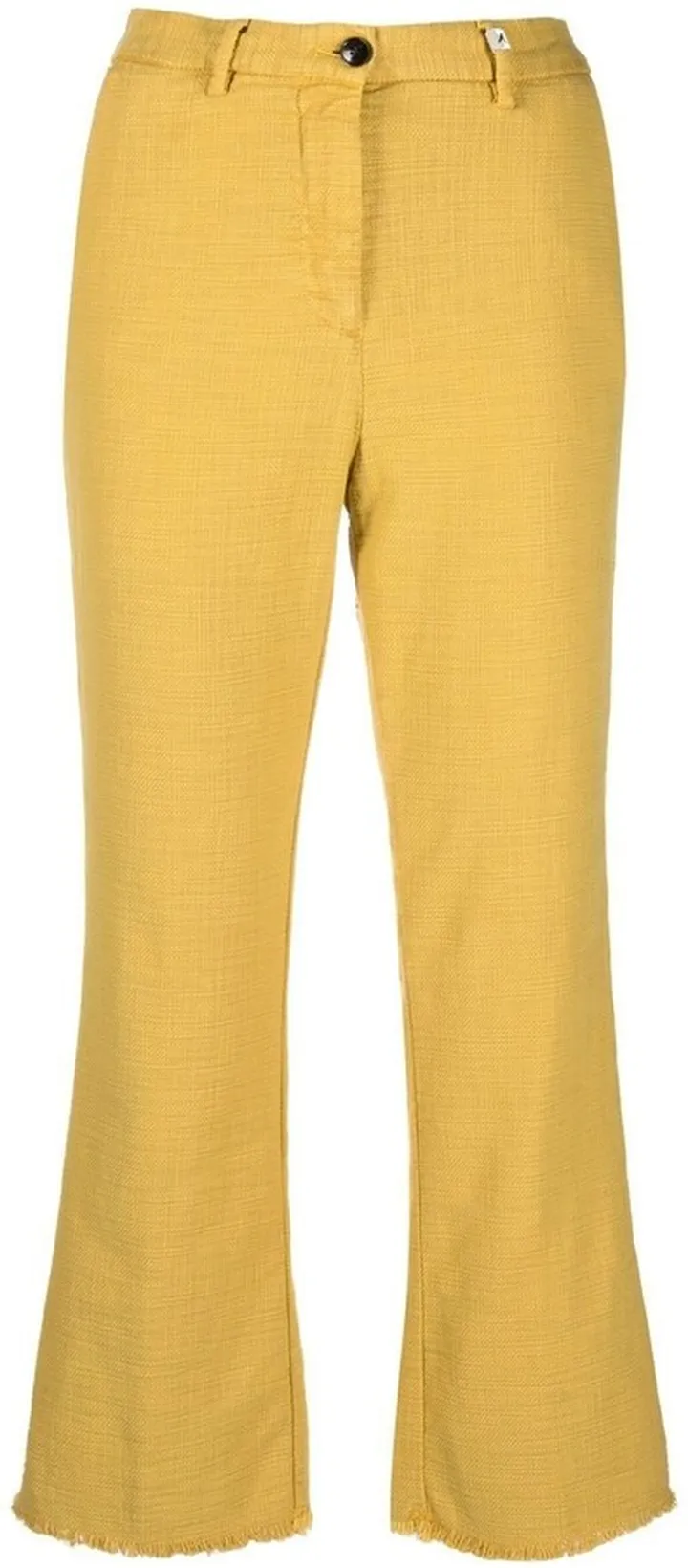 Cropped Bootcut Trousers
