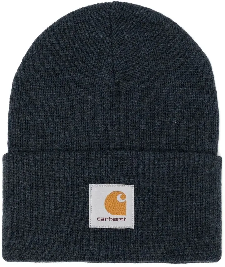Logo-Patch Knitted Beanie