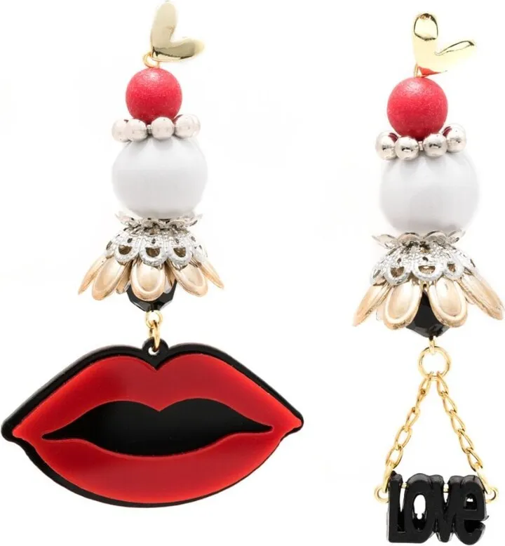 Asymmetric Drop Earrings