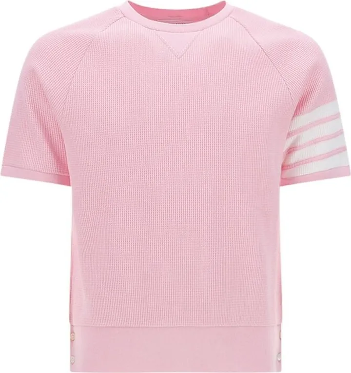 Thom Browne 4-Bar Short-Sleeved Crewneck T-Shirt