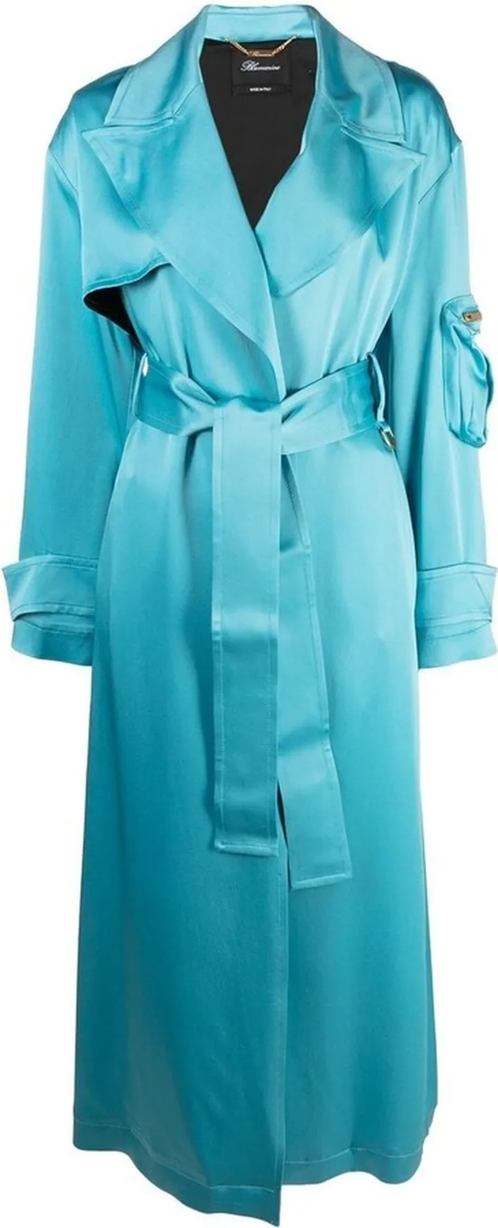 Satin Trench Coat