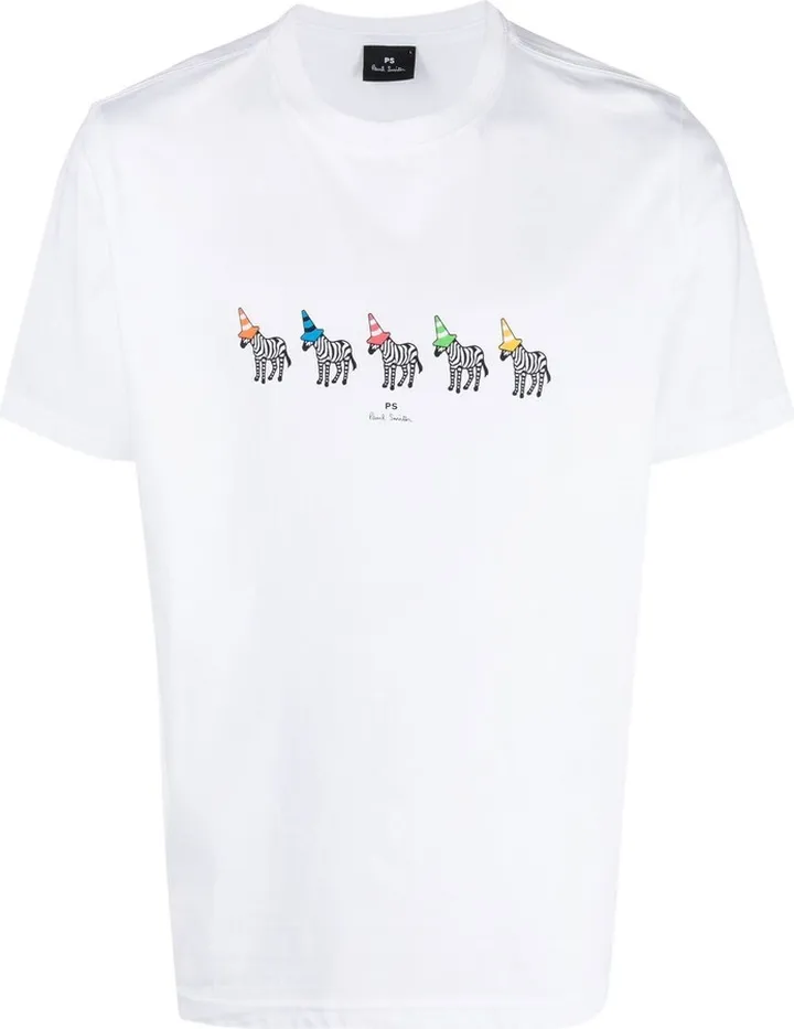 graphic-print short-sleeved T-shirt