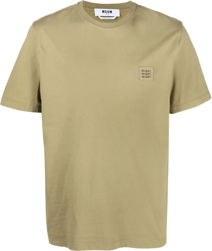 chest logo-patch detail T-shirt