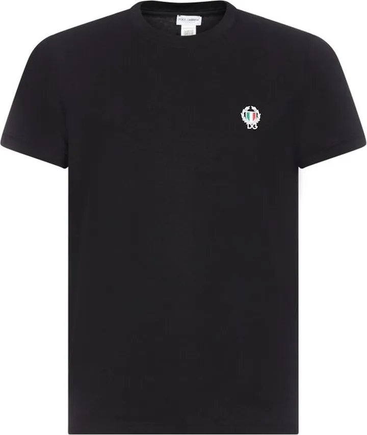 Dolce & Gabbana Logo Patch Crewneck T-Shirt