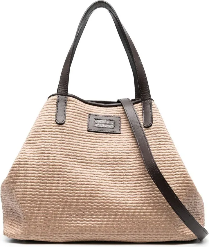 Logo-Patch Tote Bag