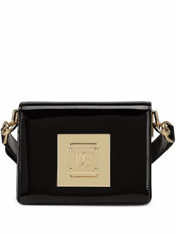 Logo-Plaque Shoulder Bag