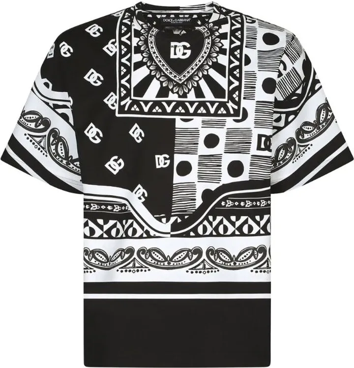 Dolce & Gabbana Bandana Print T-Shirt