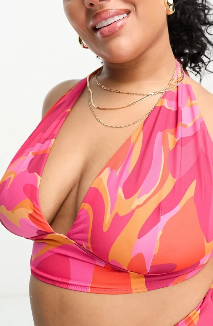 Curve Plunge Bikini Top