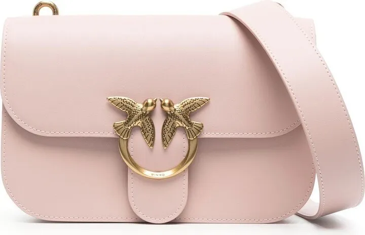 Love plaque crossbody bag