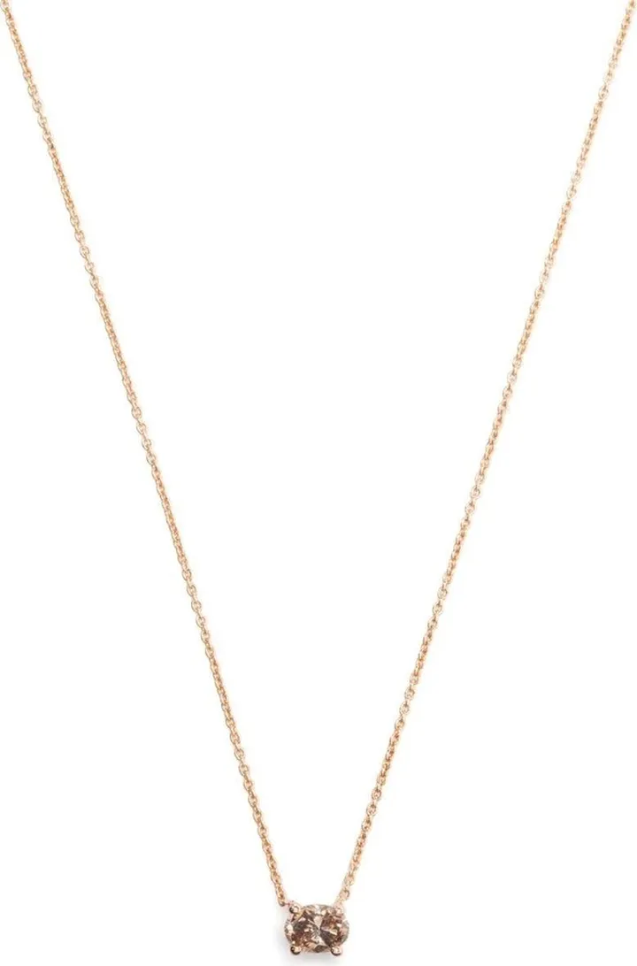 18kt Rose Gold Diamond Necklace