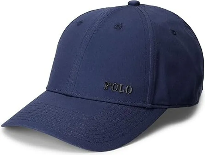 Polo Ralph Lauren Logo-Plaque Ball Cap (Navy) Caps