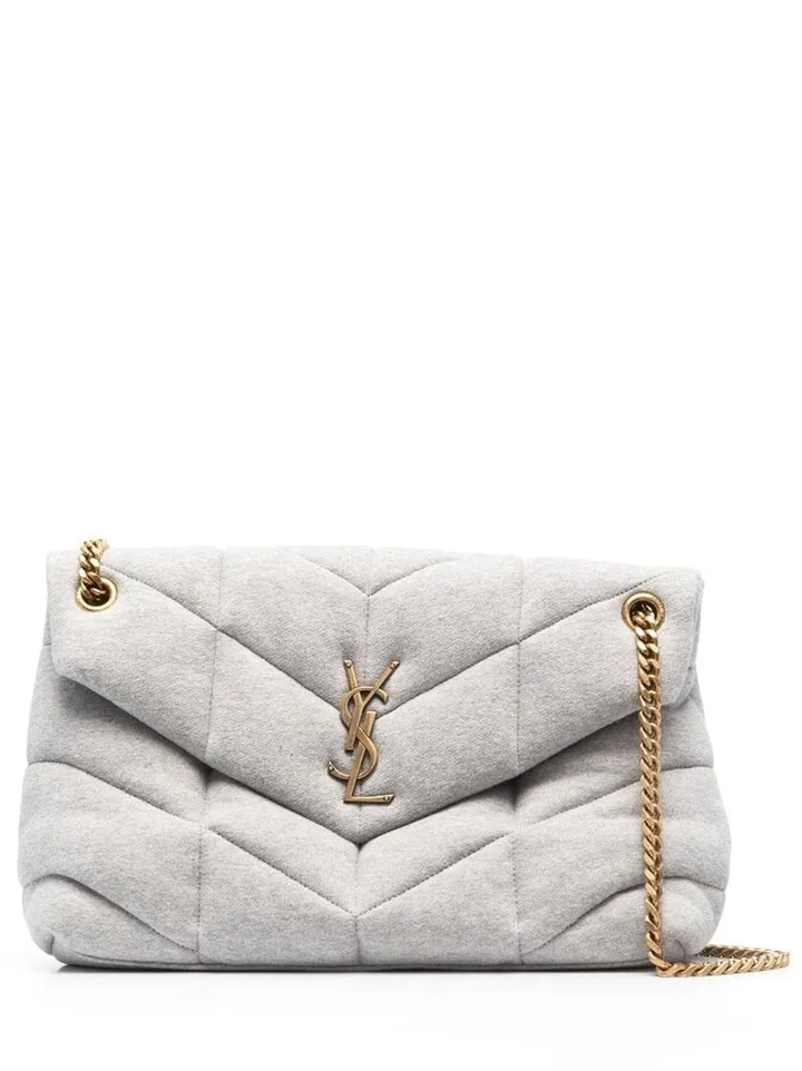 Puffy quilted shoulder bag