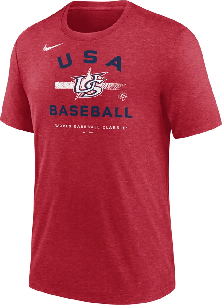 Nike Men's 2023 World Baseball Classic (USA Baseball) T-Shirt in Red