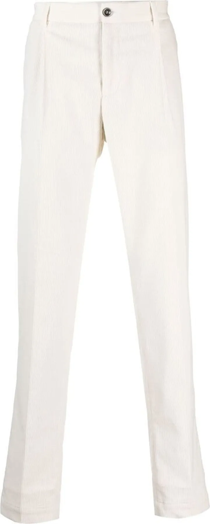 Slim-Cut Corduroy Trousers