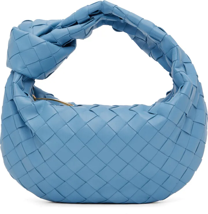 Bottega Veneta Blue Mini Jodie Bag