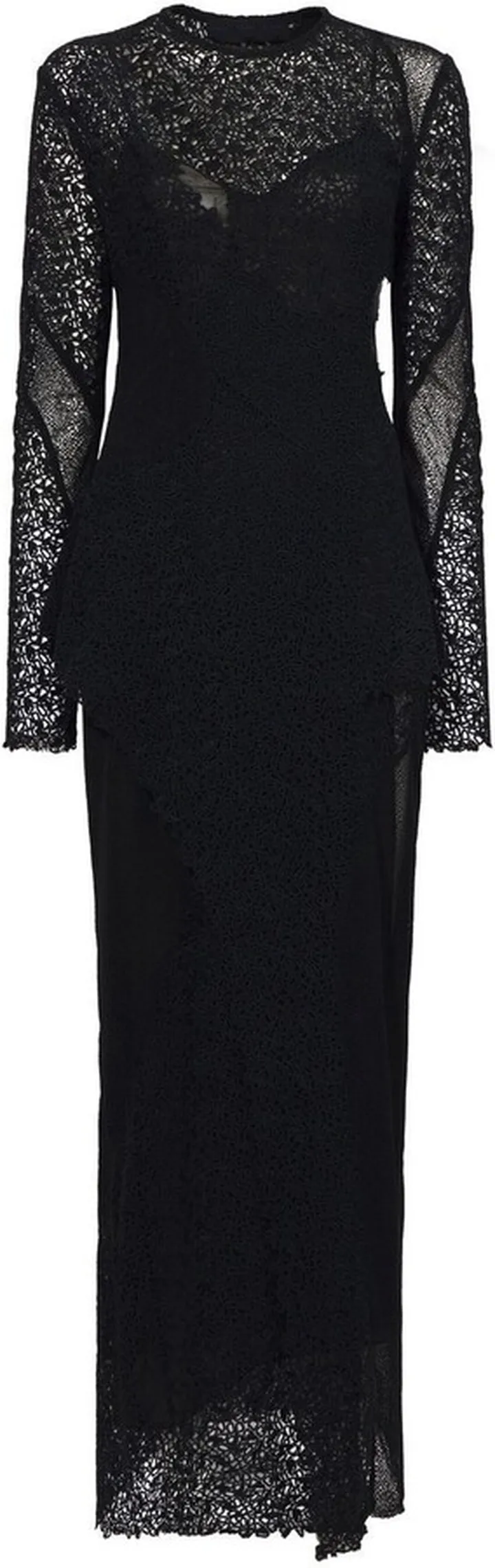 Cut-Out Guipure-Lace Dress