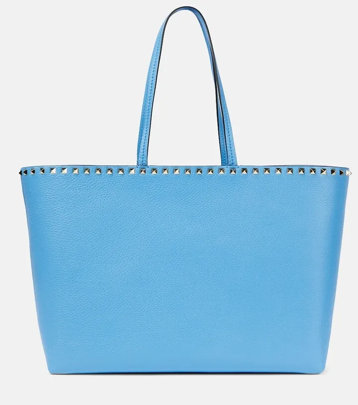 Rockstud Large leather tote bag