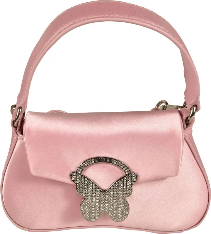 Crystal Embellished Butterfly Flap Shoulder Bag Blugirl