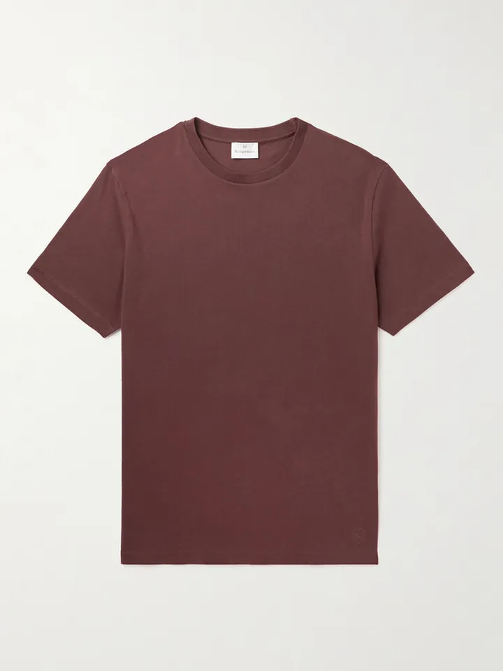 Logo-Embroidered Pima Cotton-Jersey T-Shirt