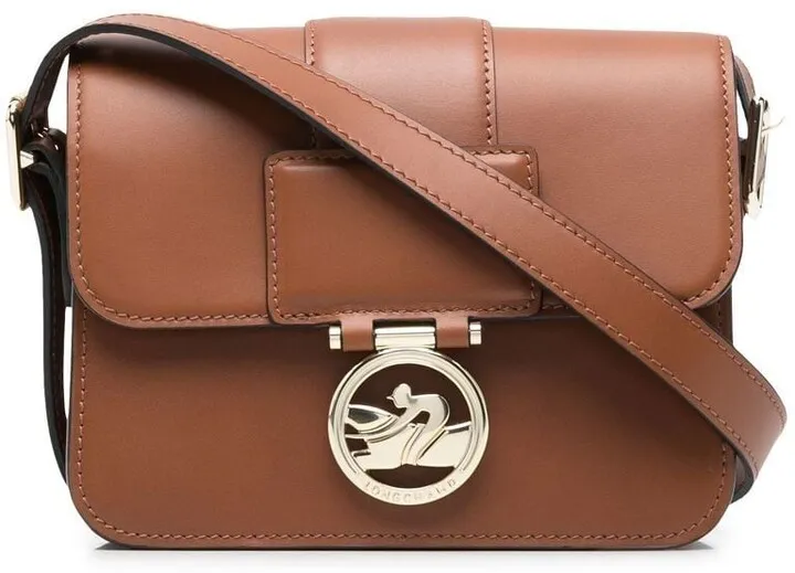 Box-Trot logo-plaque crossbody bag