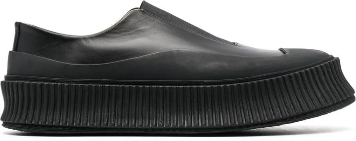 Slip-On Leather Sneakers