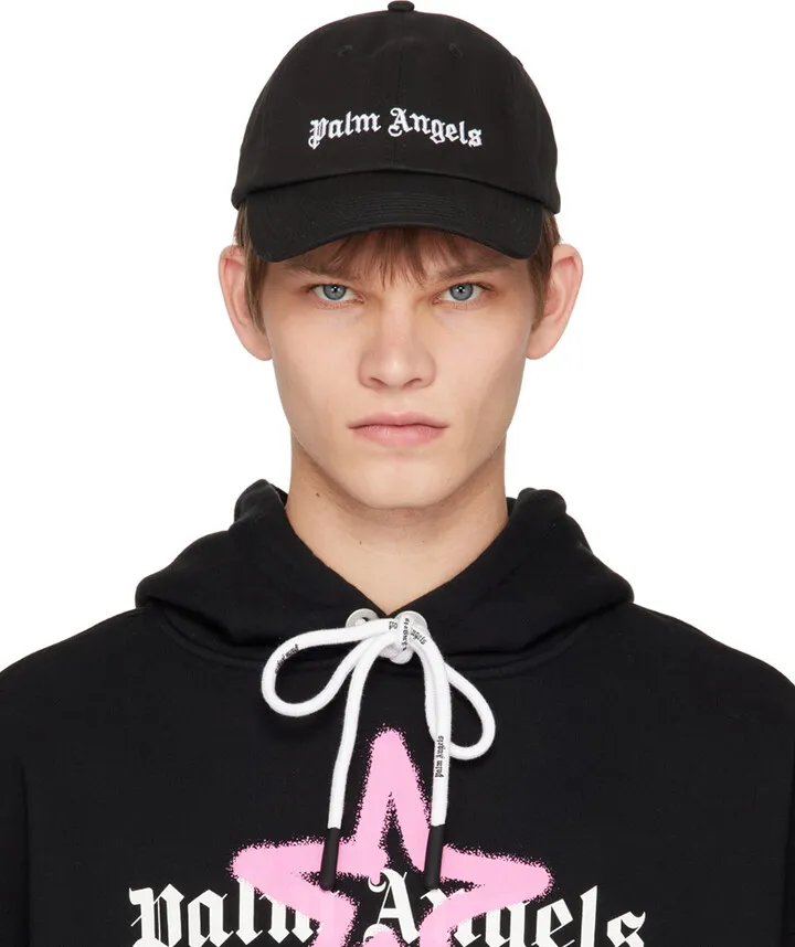 Palm Angels Black Classic Cap