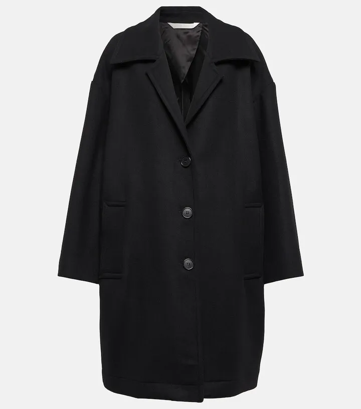 Wool-blend coat