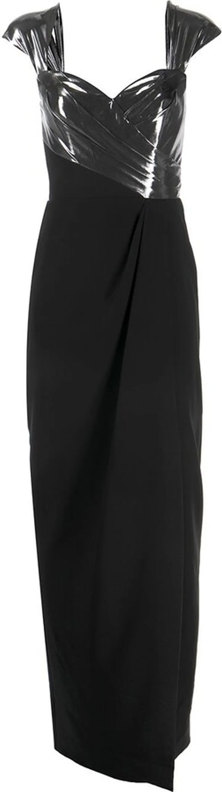 Off-Shoulder Thigh Slit Gown