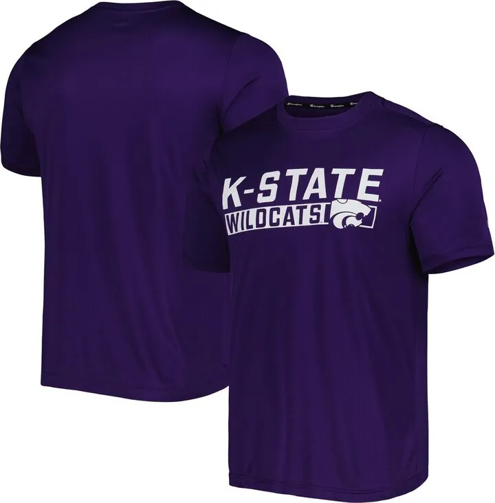 Men's Champion Purple Kansas State Wildcats Impact Knockout T-shirt