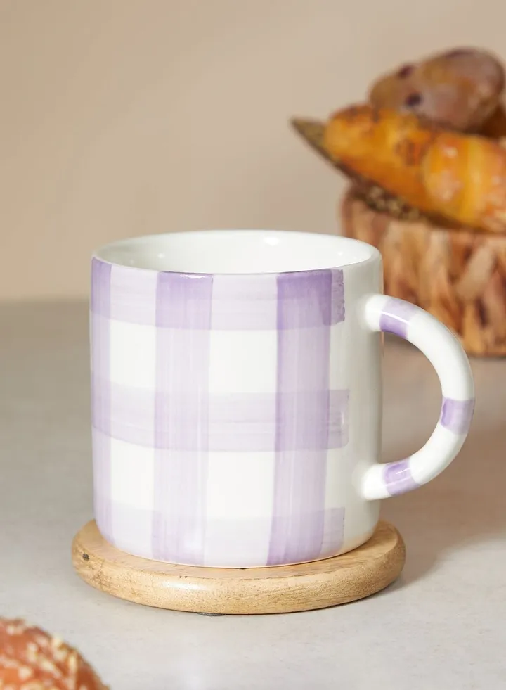Gingham Mug
