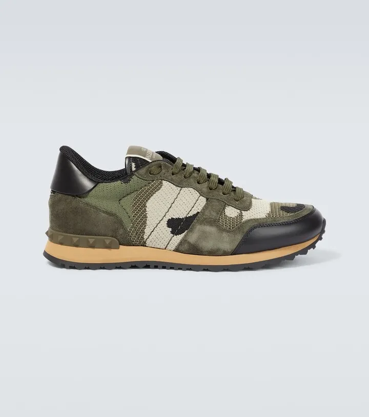 Rockrunner camouflage low-top sneakers
