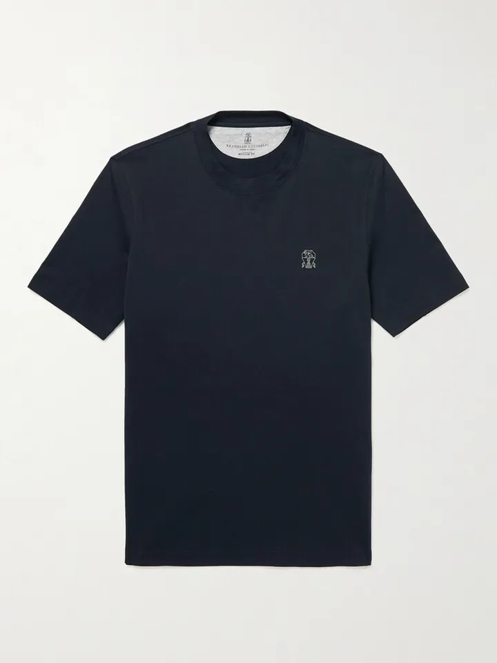 Logo-Print Cotton-Jersey T-Shirt