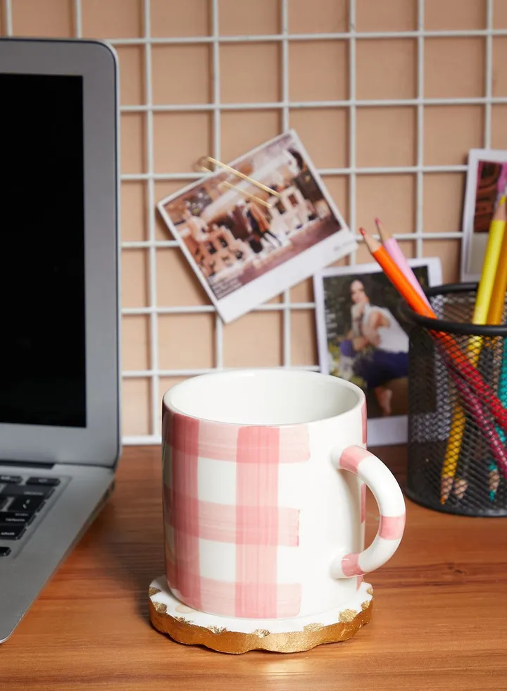 Gingham Mug