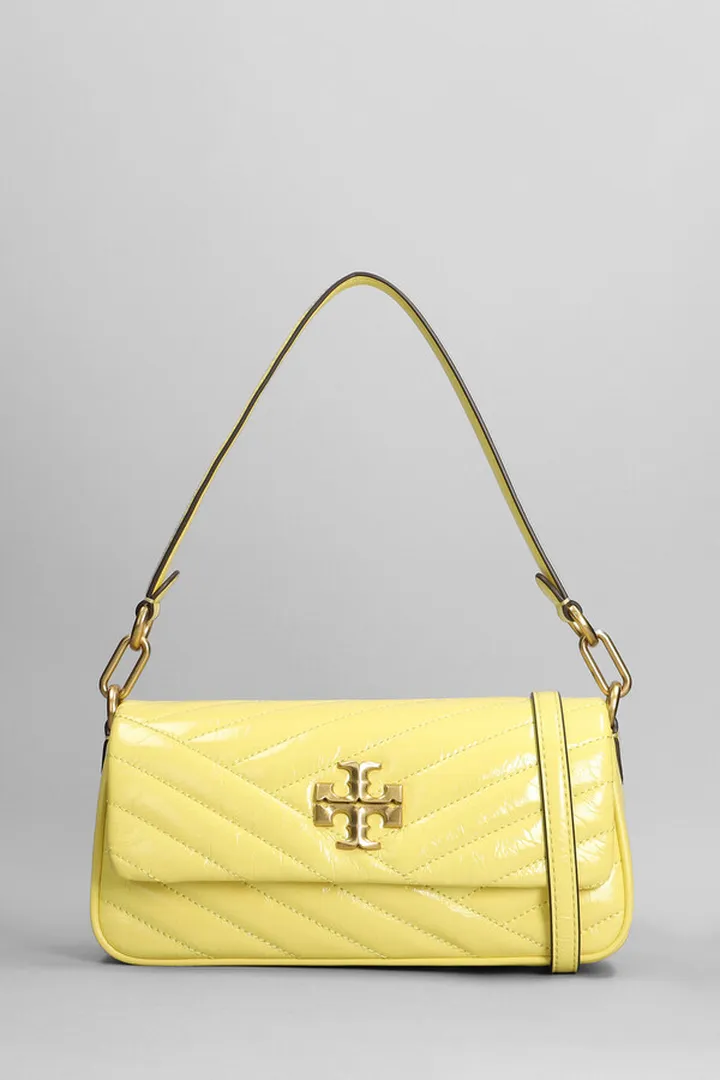 Kira Shoulder Bag In Yellow Leather