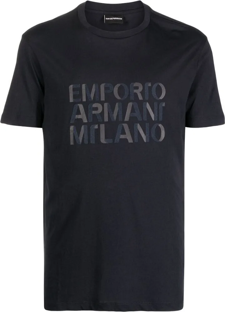 logo-print cotton T-shirt