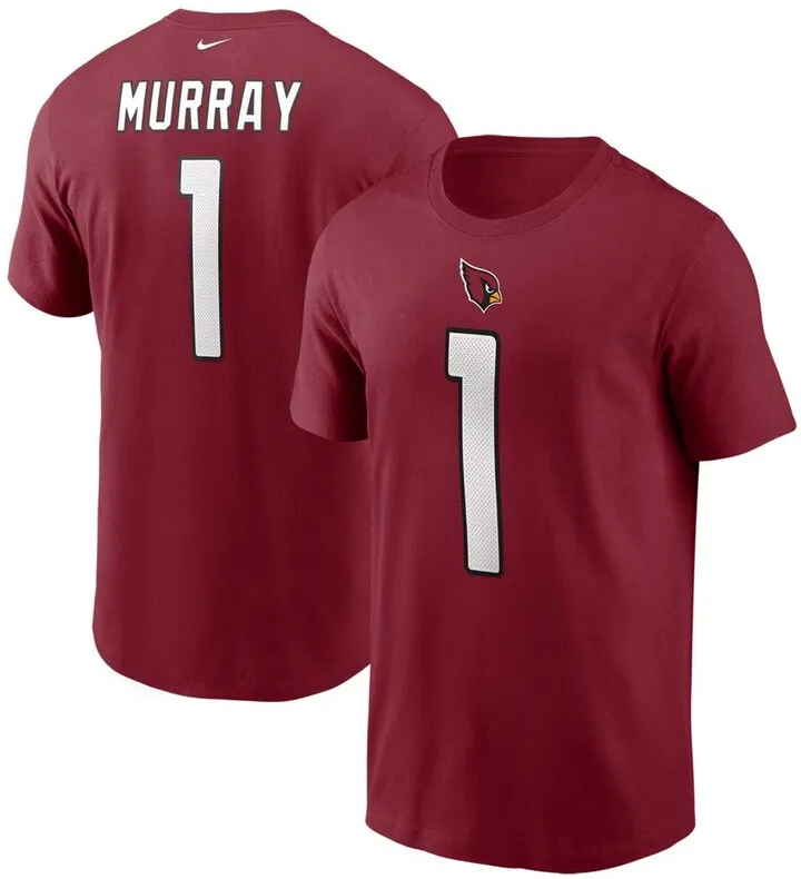 Men's Kyler Murray Cardinal Arizona Cardinals Name and Number T-shirt