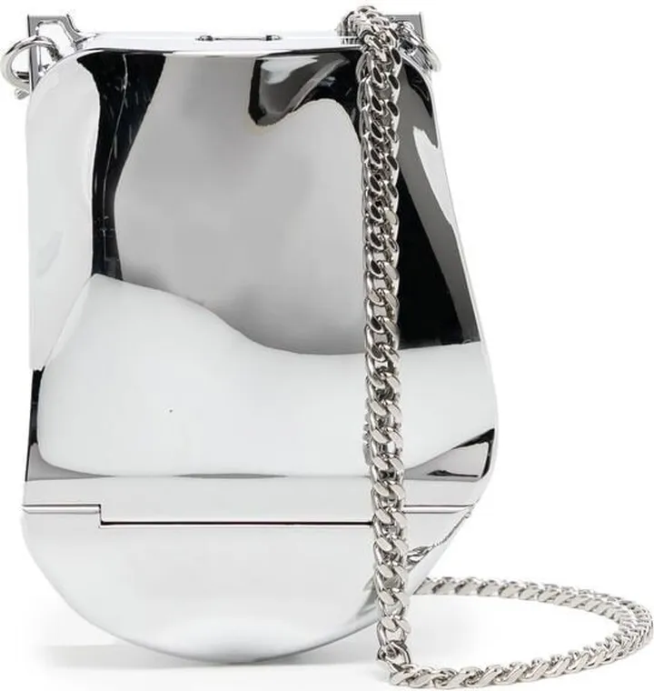 Silver-Tone Mini Bag
