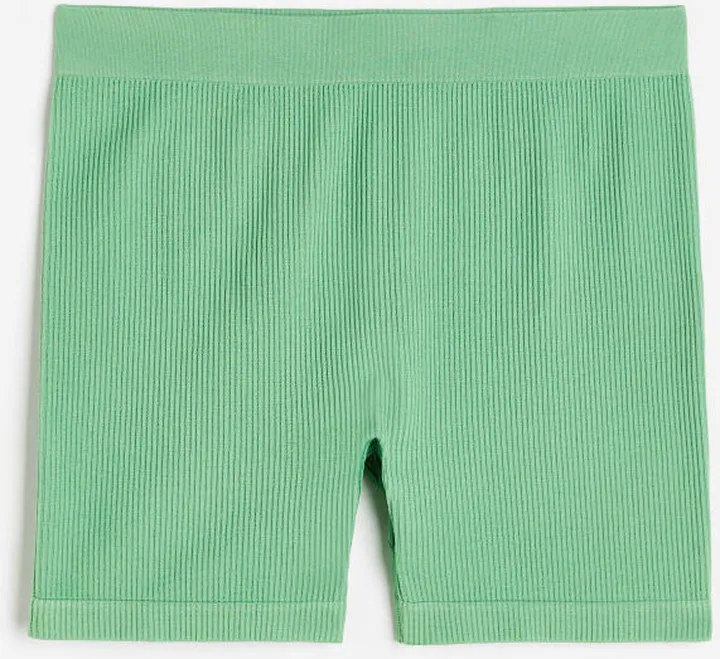 Ribbed Seamless Bike Shorts
