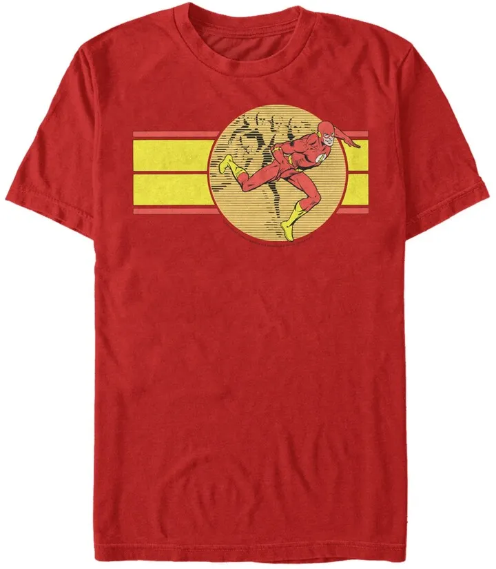 Fifth Sun Dc Men's The Flash Circle Speed Short Sleeve T-Shirt