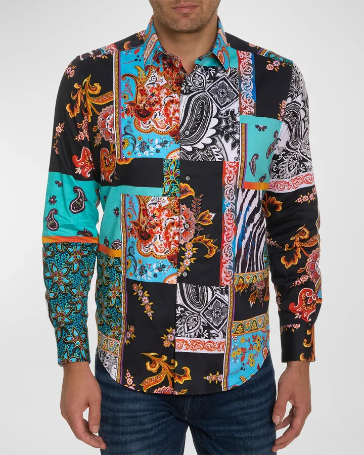 Men's The Wall Cotton-Stretch Sport Shirt