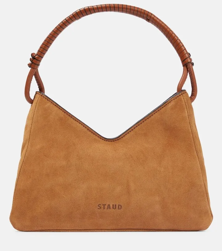 Valerie suede shoulder bag