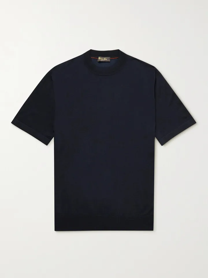 Cashmere and Silk-Blend T-Shirt