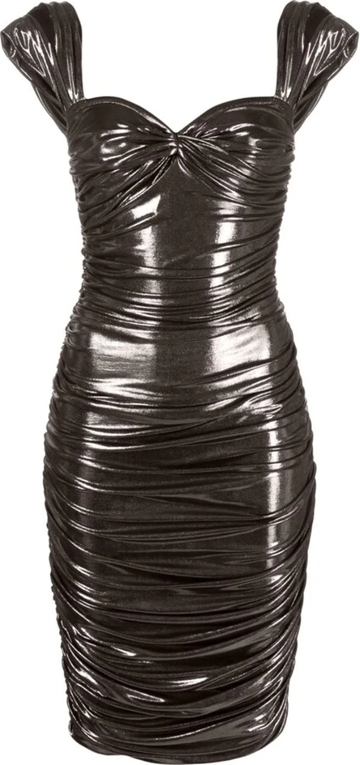 Ruched Off-Shoulder Dress