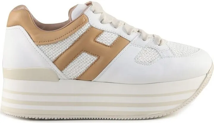 Hogan Maxi H222 Platform Round Toe Sneakers