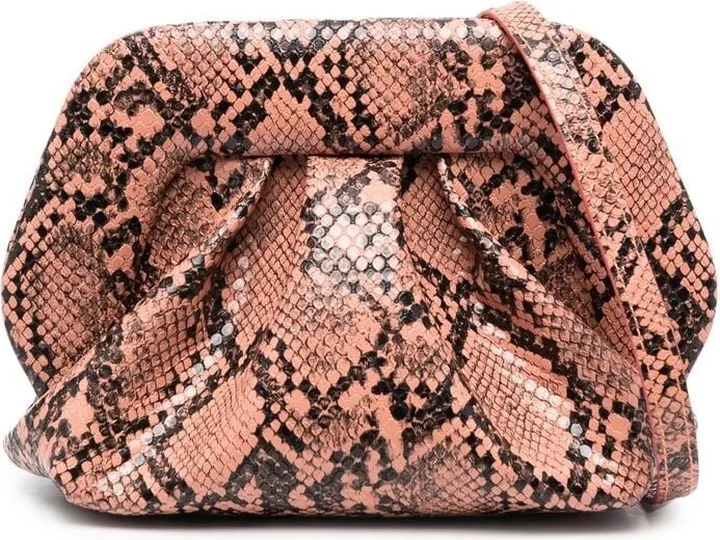 Snakeskin-Effect Crossbody Bag