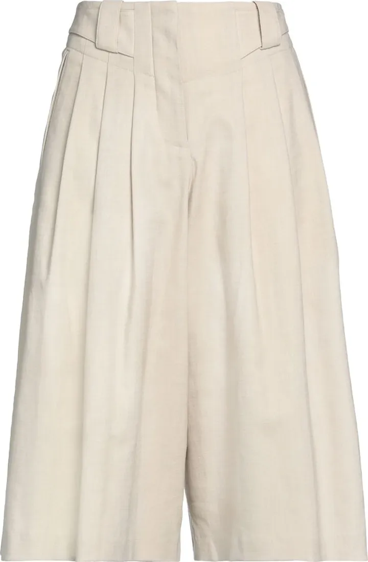 Cropped Pants Beige